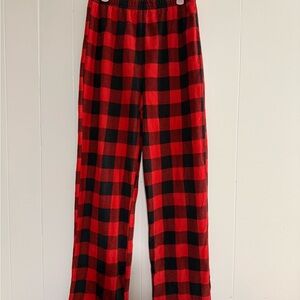 Wondershop Kids Red and Black Plaid Sleepwear